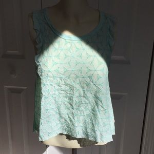 Teal tank top